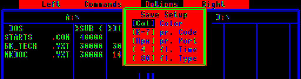 Установка режима оцветления шрифта на БК0010(-01)